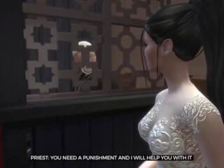 &lbrack;TRAILER&rsqb; Bride enjoying the last days before getting married&period; dirty movie with the priest before the ceremony - Naughty Betrayal